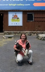 Melissa and baby goats