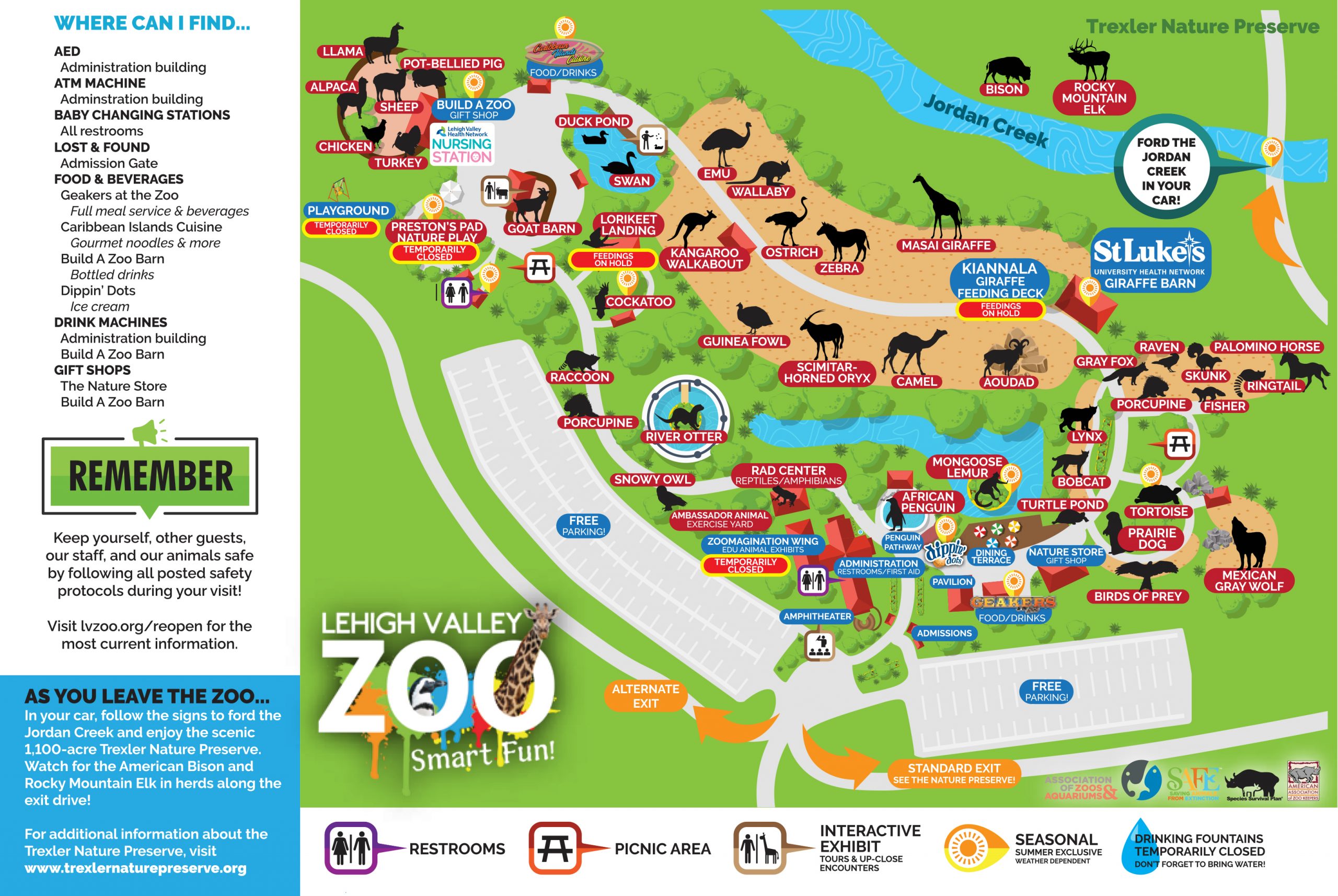 Zoo Map Template