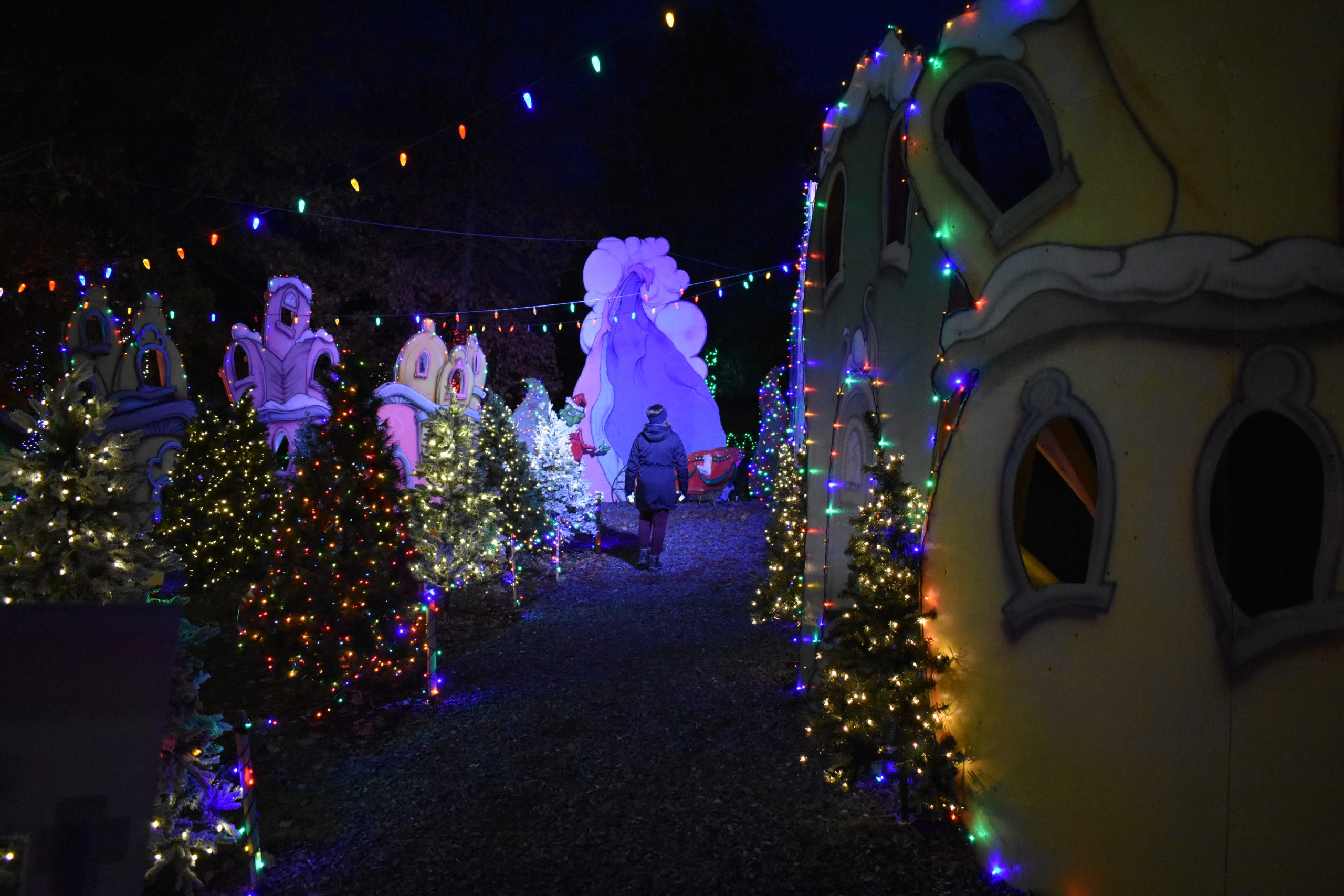 The Whoville area of Winter Light Spectacular