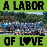 Thumbnail image featuring Lehigh Valley Zoo zookeepers and educators standing in front of the zoo's African Penguin exhibit, with the caption "A Labor of Love"